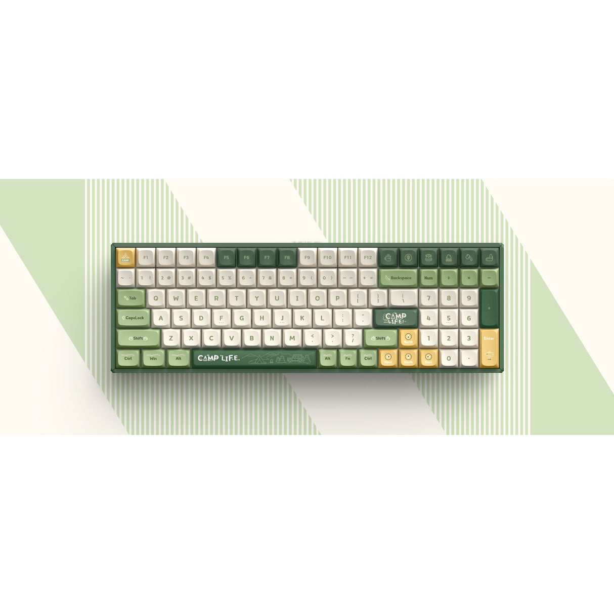 Iqunix f97 camping wireless mechanical keyboard