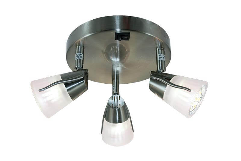 Meteor triple plafondlamp met 3 spots
