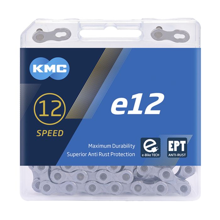 KMC E12 EPT Fietsketting 130 schakels Zilver