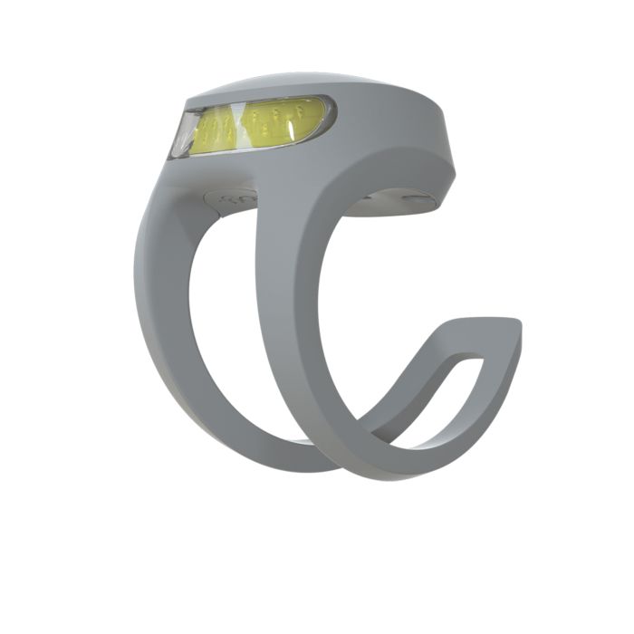 Knog frog usb front - abyss grey