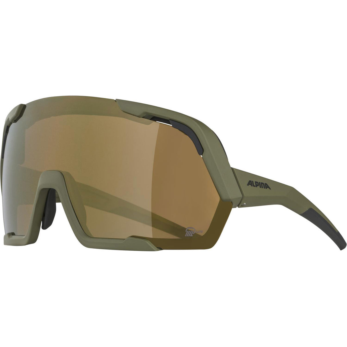 Alpina sports sportbril rocket bold q-lite olijf
