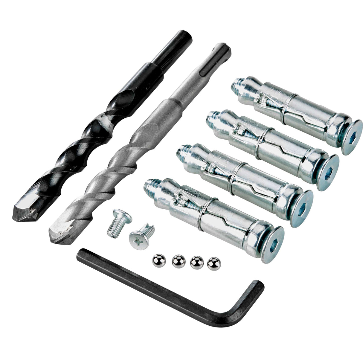 Kryptonite evolution grond- wandanker – permanent vergrendelpunt – muuranker motor fiets – stalen beugel – 14 mm – zwart zilver
