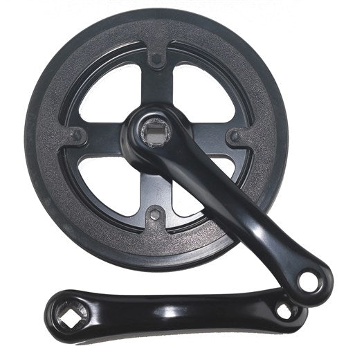 Hulzebos cycle parts b.v. lasco crankset 32t 140mm dubbele beschermrand zwart