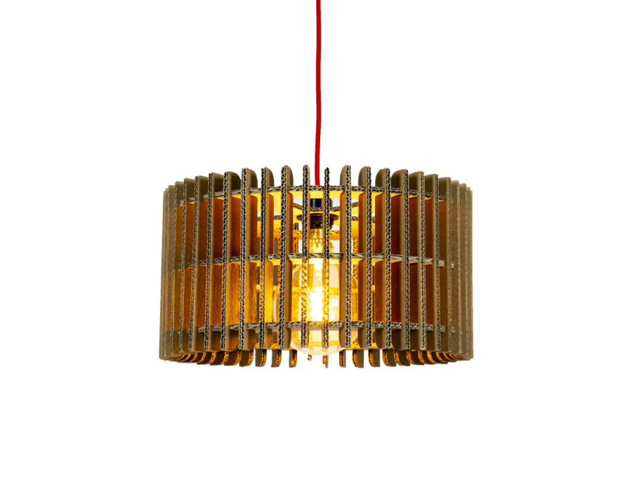 Kartent kartonnen hanglamp - leeuwarden