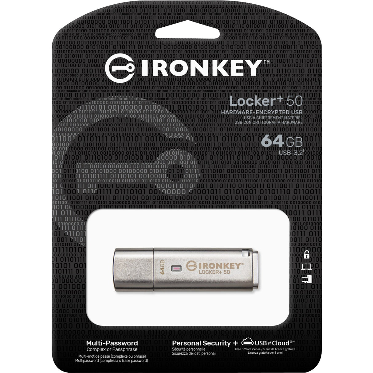 Kingston IronKey Locker+ 50 64 GB