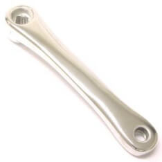 Crankarm fausto dotek | aluminium | links | 170mm | zilver