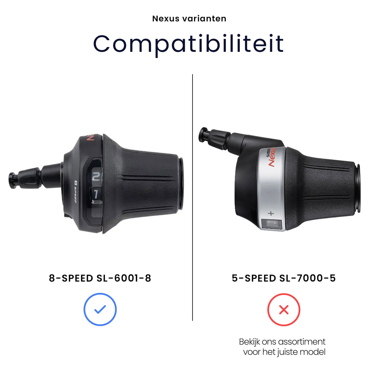 Outwet schakelpook shimano nexus 8 hevel voor sl-6001-8