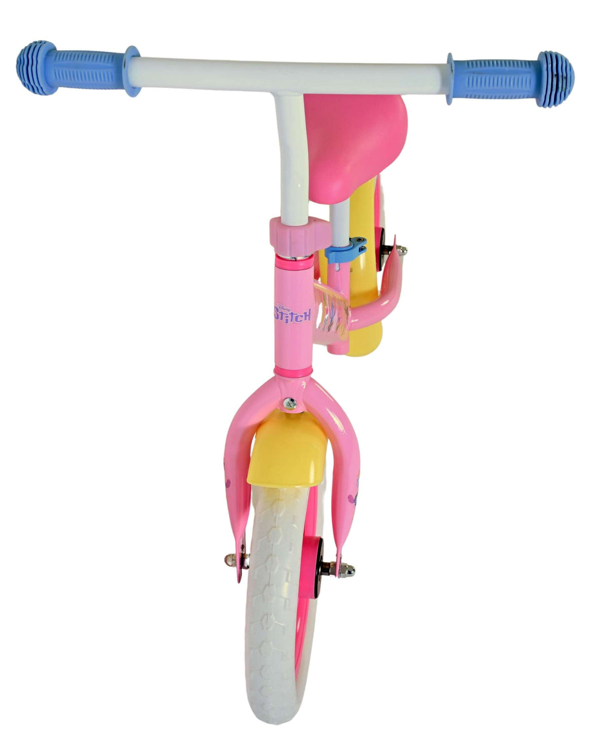 No brand loopfiets staal disney stitch roze