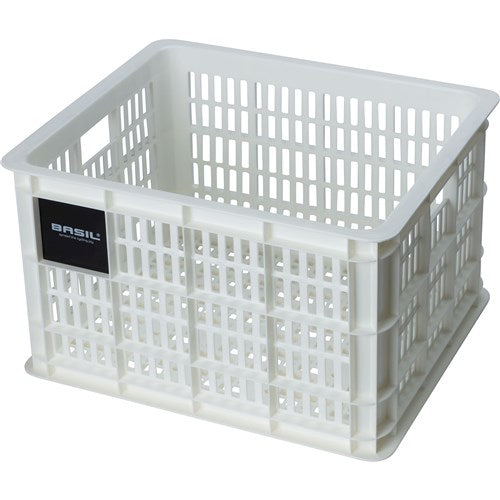 Basil fietskrat M - medium - 29.5 liter - wit