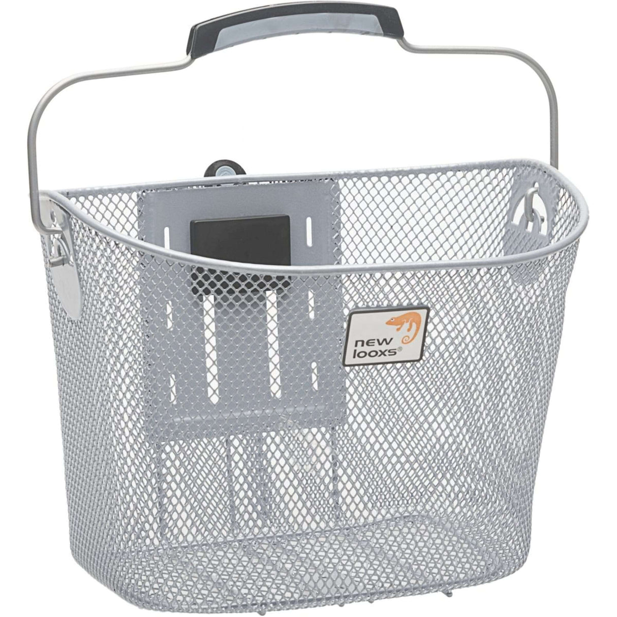 fietsmand Toscane Smartlock voor 19 liter zilver