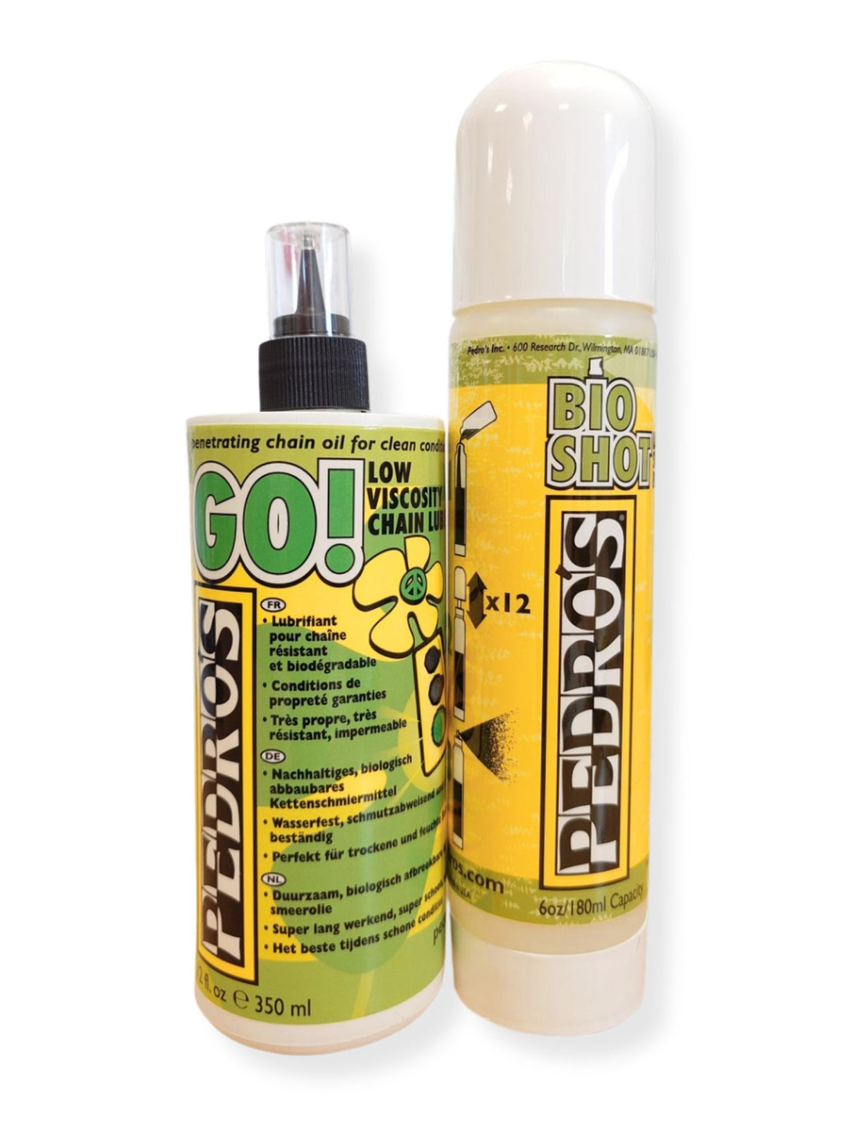 Pedro's pedros go lube 350ml drip+pomp flacon