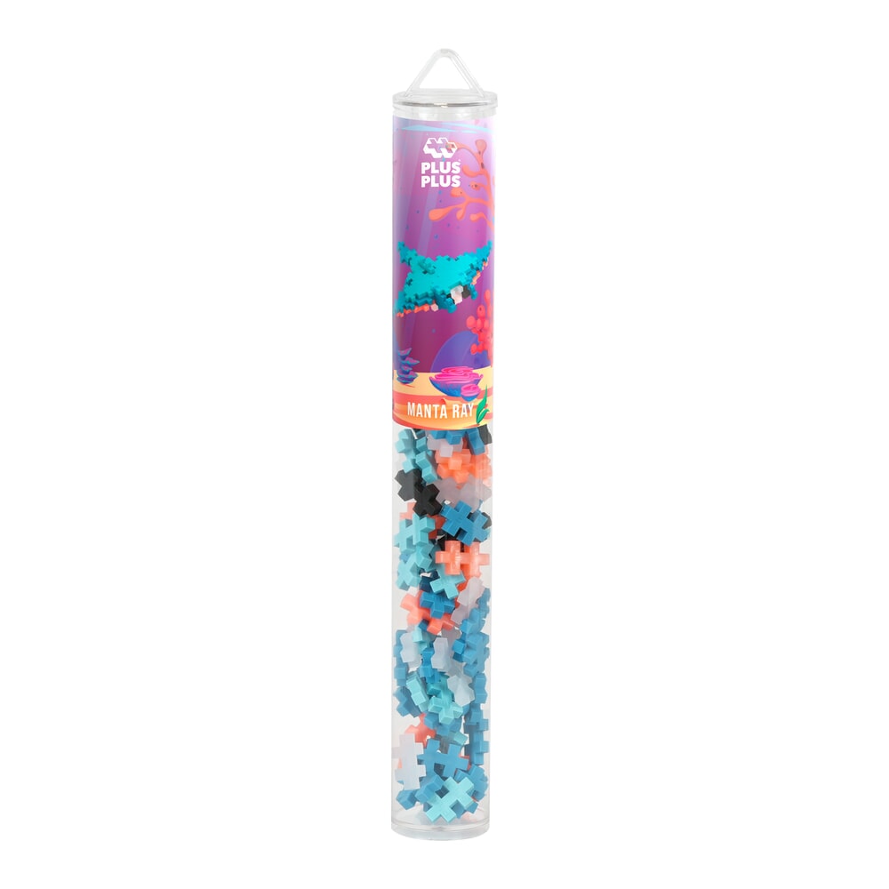 Plus plus plus-plus manta ray: 100 stuks tube (4326)