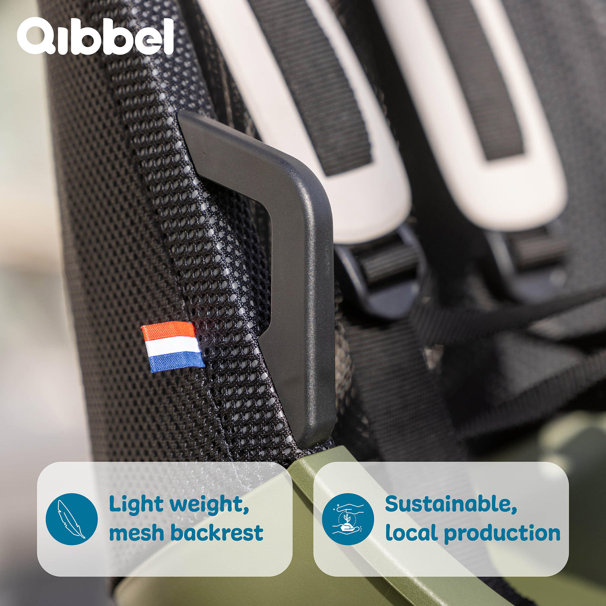 Widek b.v. qibbel air achterzitje sage green mik-hd q765