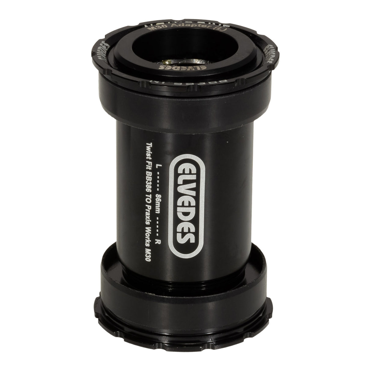 Twist fit trapas Elvedes voor BB386 Praxis road MTB 46 x 86 mm