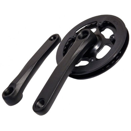 Lasco crankset 32t 127mm dubbele beschermrand zwart