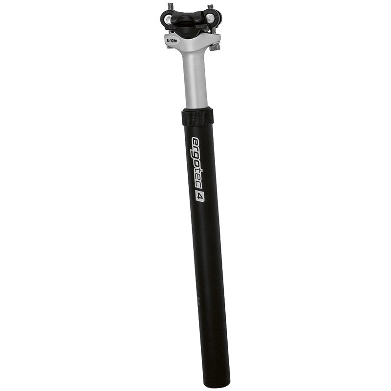 Ergotec zadelpen verend sp-7.0 27.2x350mm zwart