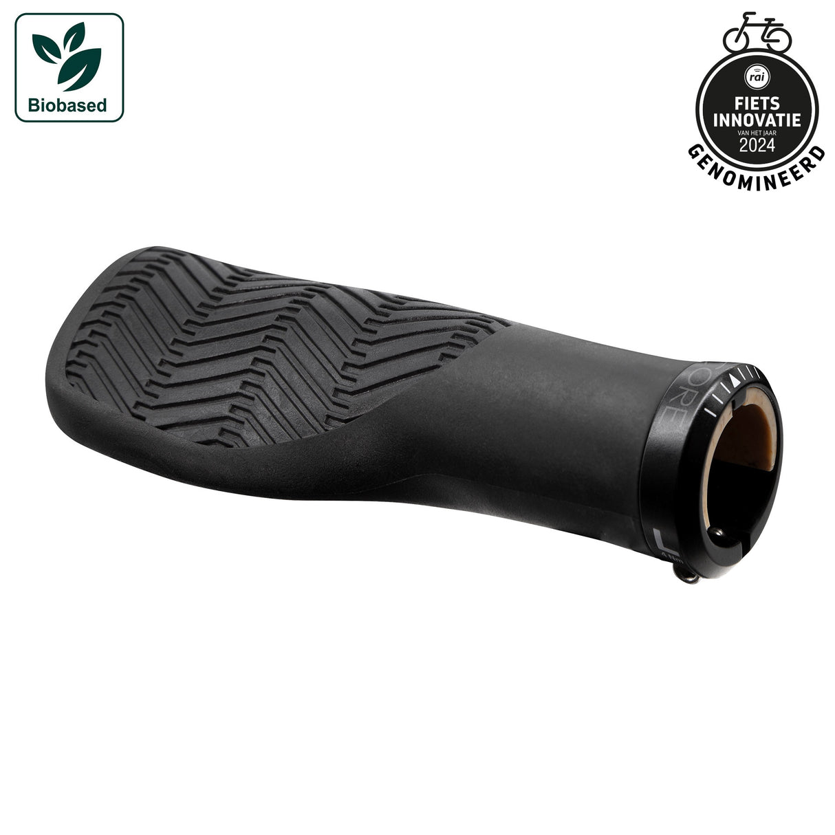 Herrmans handvatset nucore town wave 130 130mm zwart