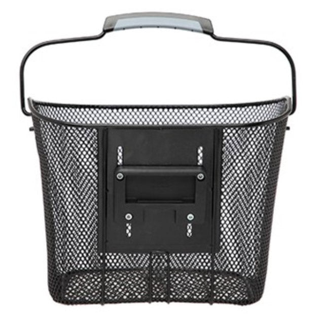 Newlooxs toscane klickfix - afneembare fietsmand - stuur - 19 liter - staal - zwart