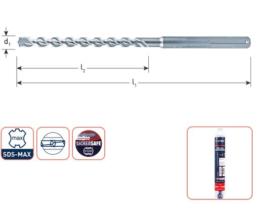 Rotec sds max-boor 200 320 25mm