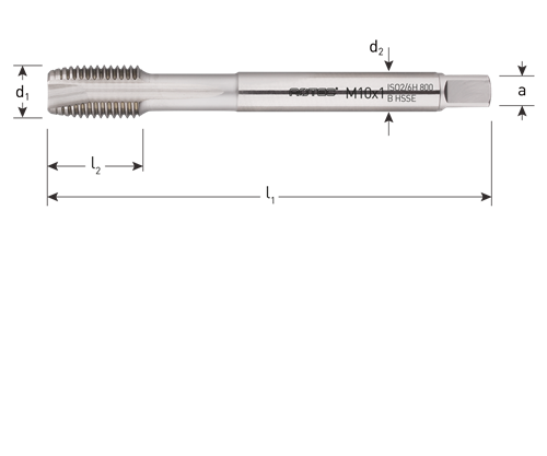 Rotec machinetap din371 mf7x0.75