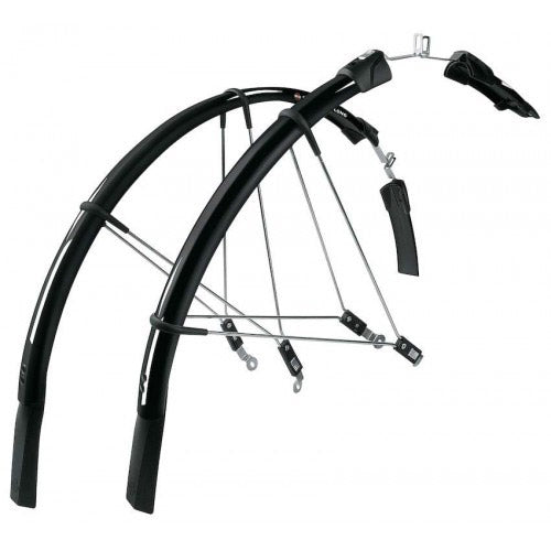 Sks spatbordset raceblade long 2 kunststof zwart 28inch 25mm