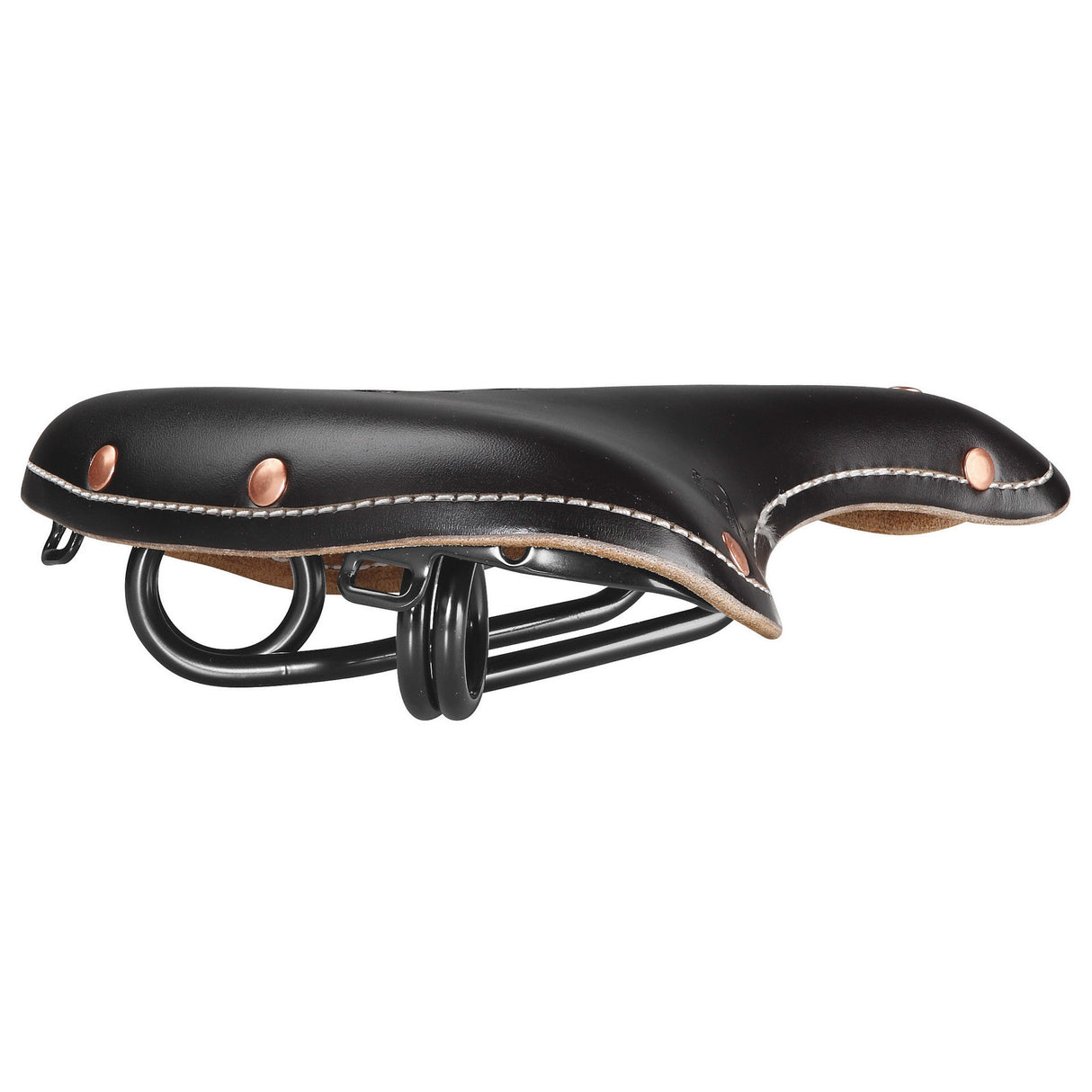 Monte grappa zadel old frontiers classic leer zwart