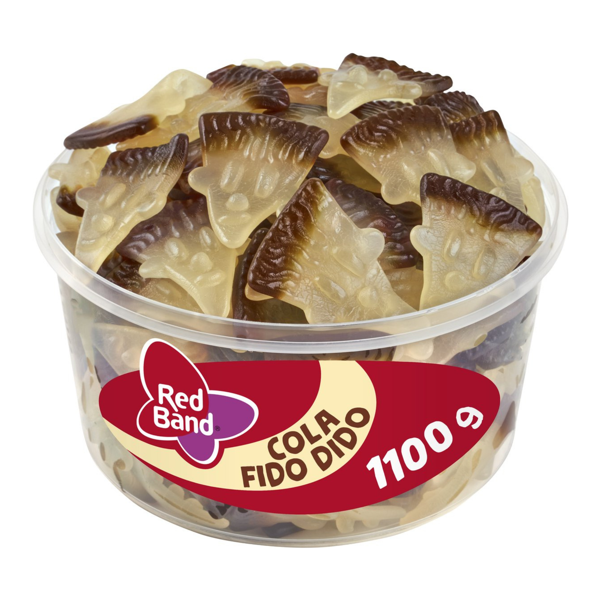 Red band cola fido dido - snoep - klassieke colasmaak - silo 100 st