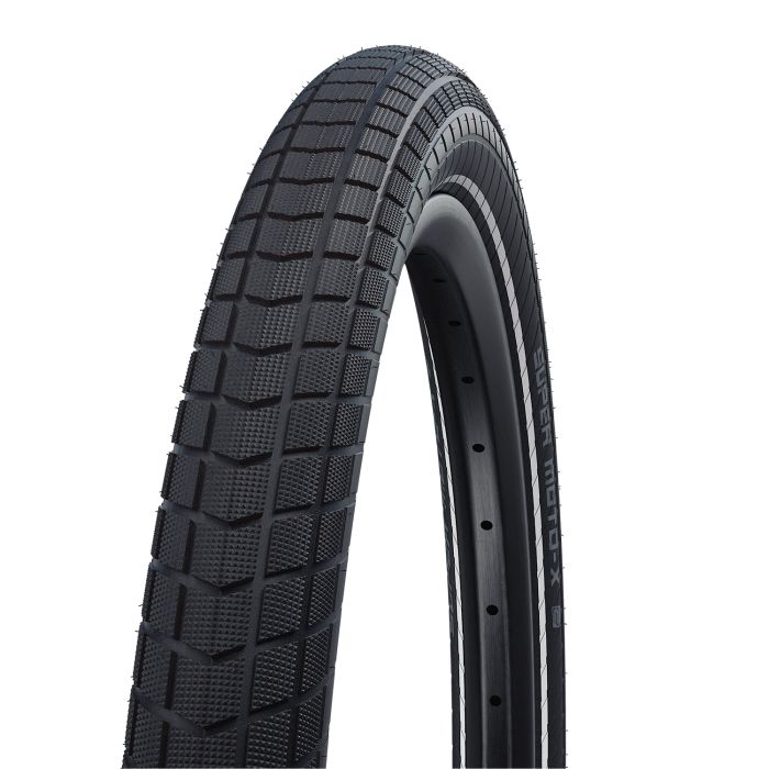 Schwalbe super moto-x - wired - addix - dd - greenguard - 26x2.40 - black + reflex