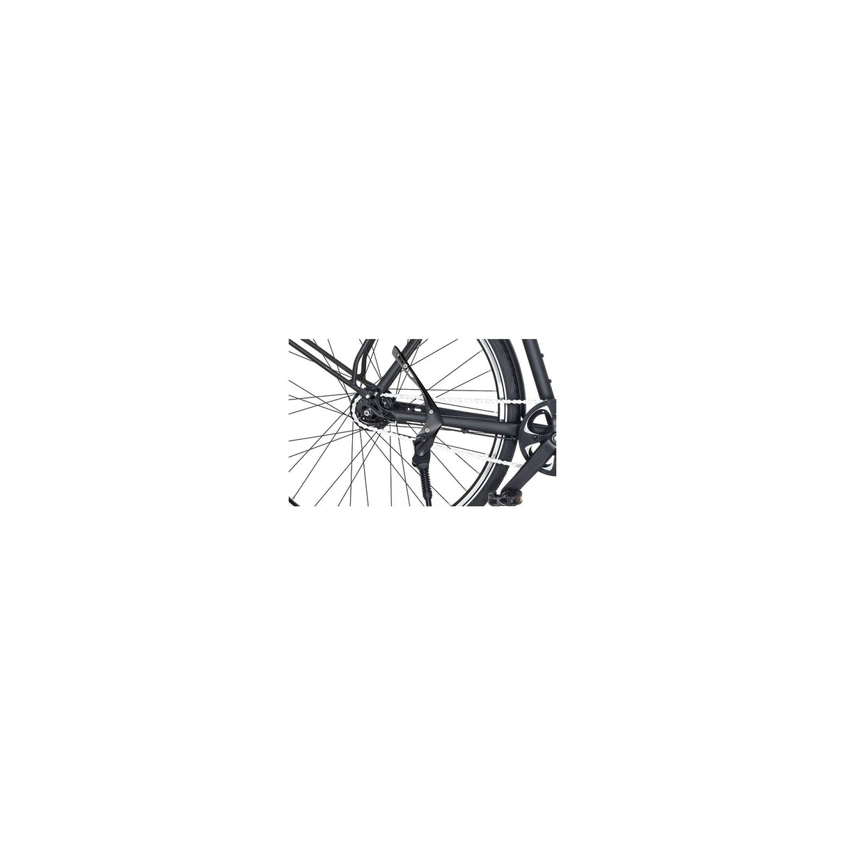Hebie achtervork standaard universeel fox i 26''-28'' links+rechts montage zwart