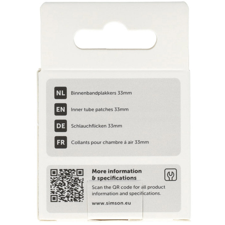 Simson binnenbandpleister 33mm (8st)