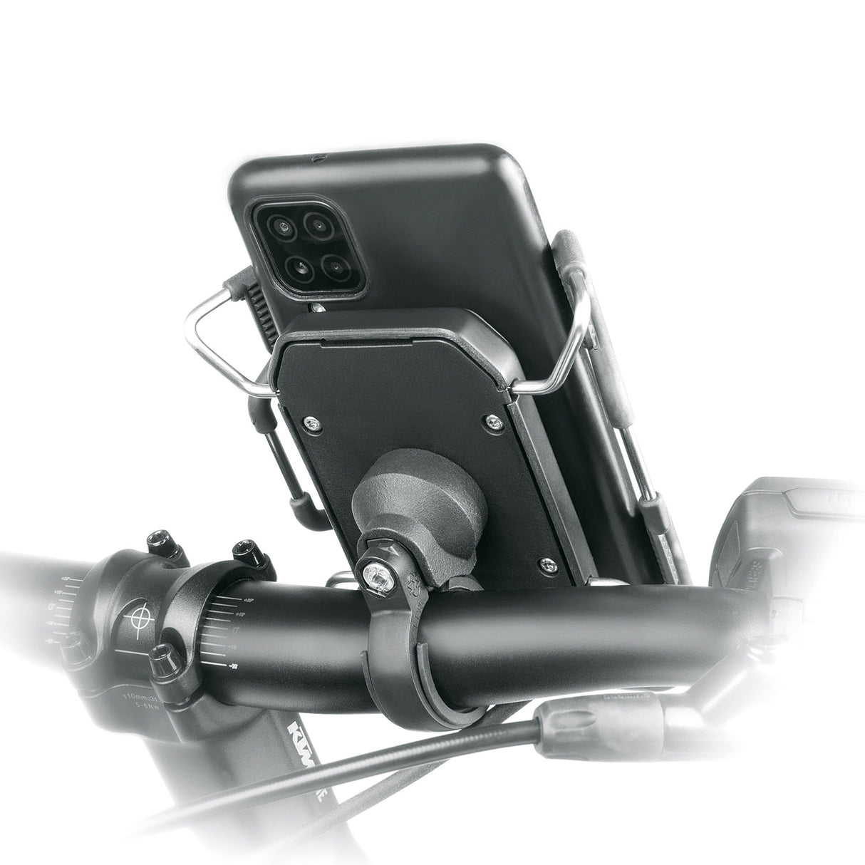 Sks telefoonhouder smartgrab 360 rvs kunststof zwart