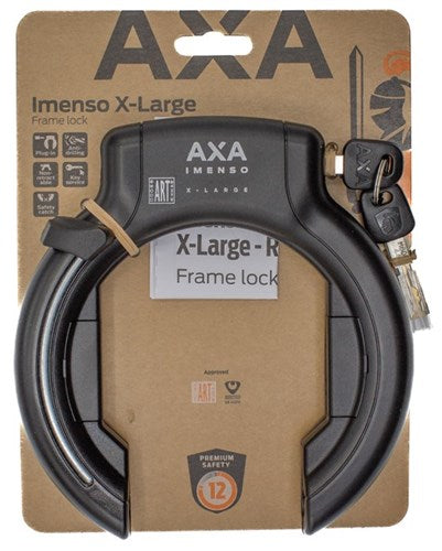 Axa ringslot imenso x-large zwart (kaart) art2