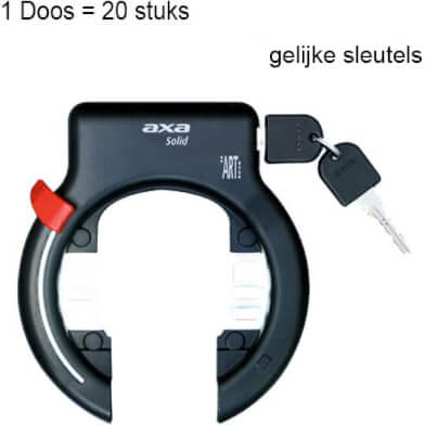 Axa ds ringslot solid gelijke sleutel