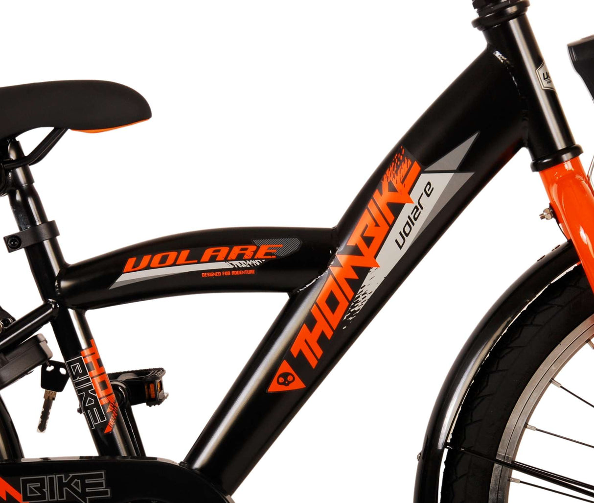 Volare Thombike Kinderfiets Jongens 20 inch Zwart Oranje