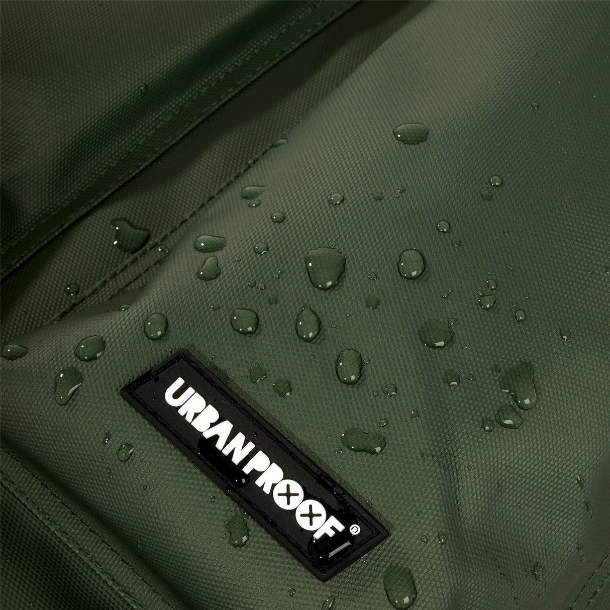Dutchperfect urbanproof fietstas rolltop up recycle 20l groen