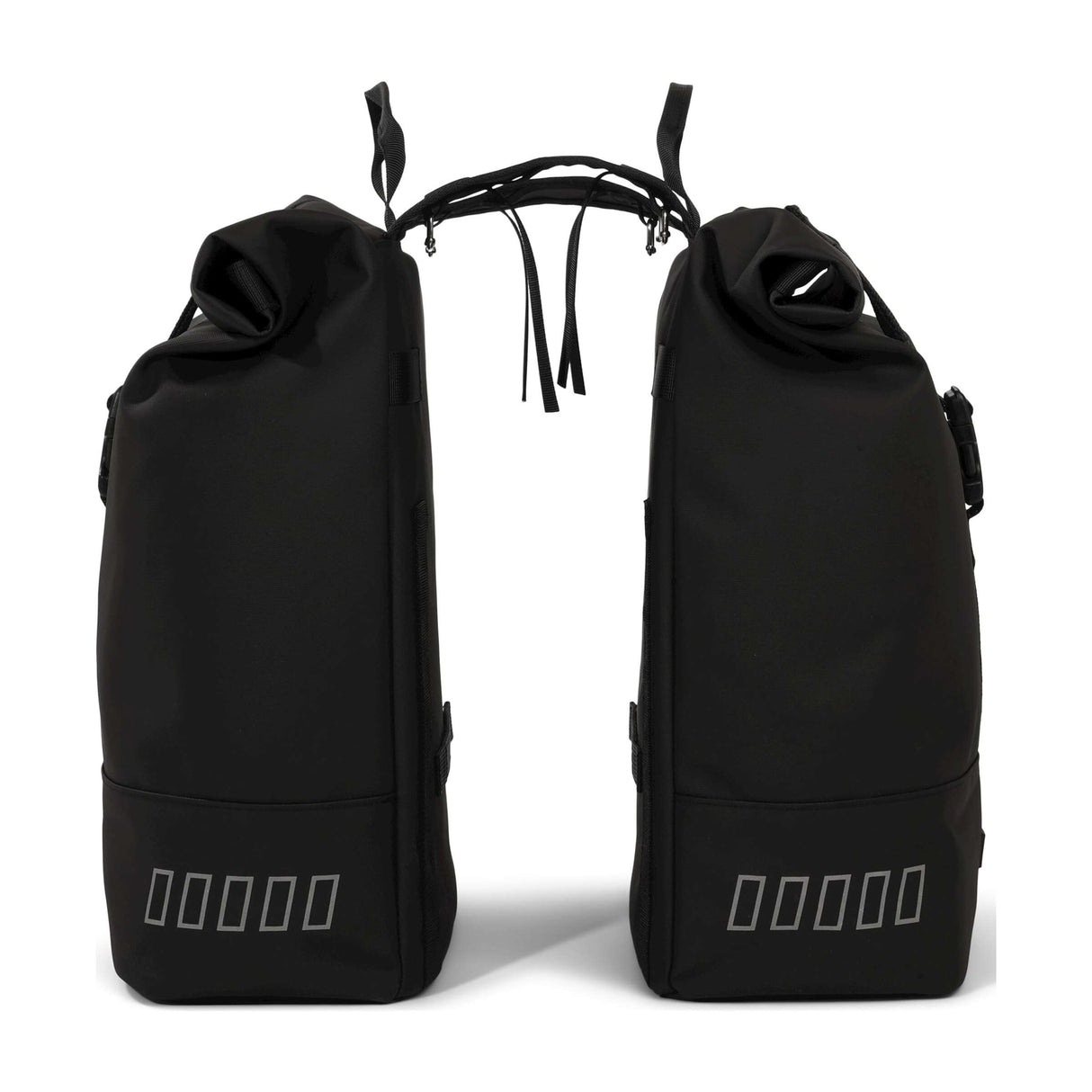 Urbanproof tas double roll up recycle 38l zwart
