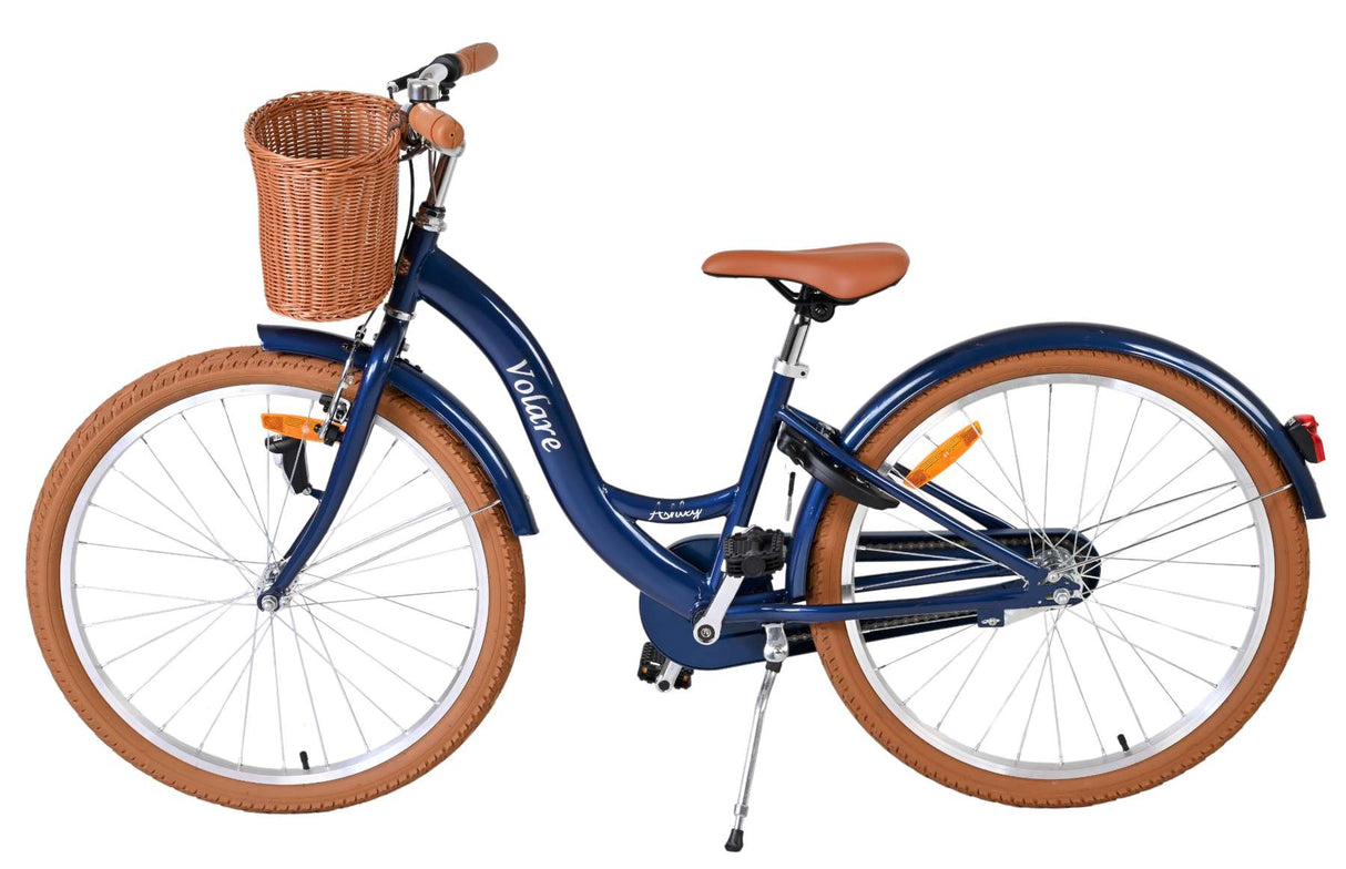 Volare ashley kinderfiets - meisjes - 24 inch - blauw