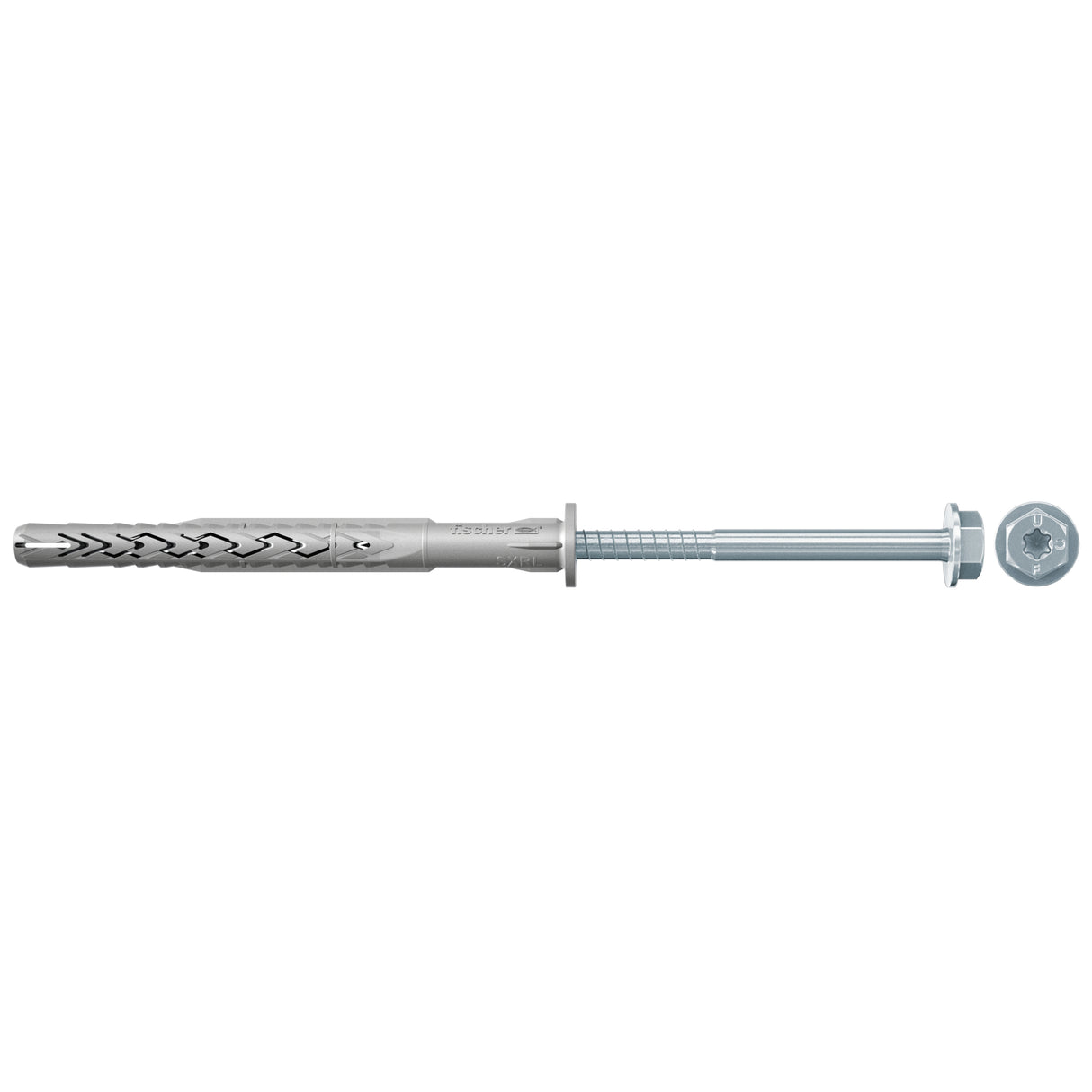Fischer constructieplug sxrl 8 x 60 fus zeskant kop - 540127 - 50 stuk(s) - 540127