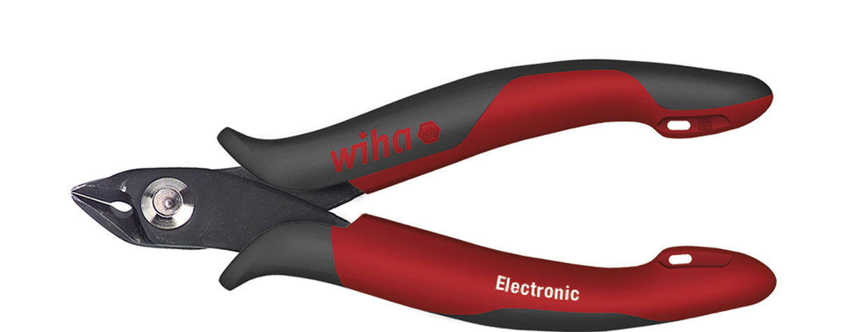 Wiha z46013803 schuine kopkniptang electronic brede, spitse kop zonder facet 130 mm, 5 1 8 - 26833