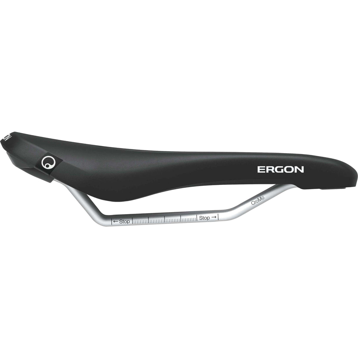 Ergon zadel SM dames zwart S M zwart