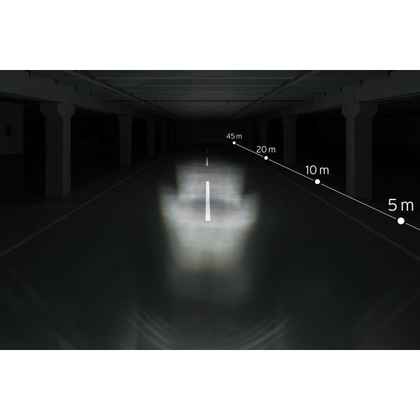 Busch + müller koplamp busch und müller lumotec lyt b n plus met standlicht voor naafdynamo 20 lux - zwart