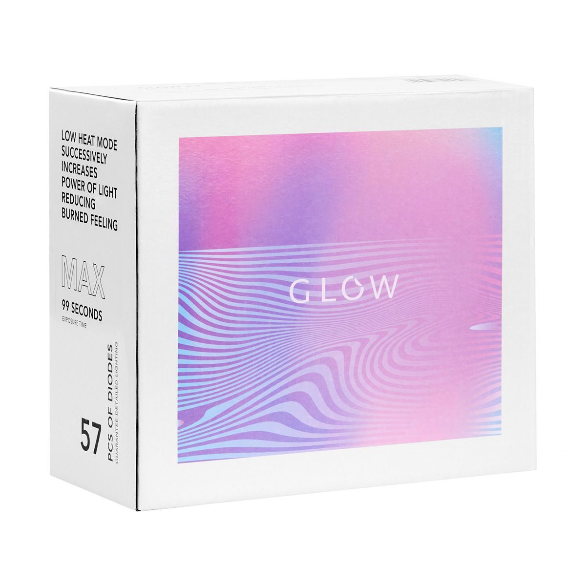 Glow f2 zn uv led lamp dual 220w metallic goud blauw