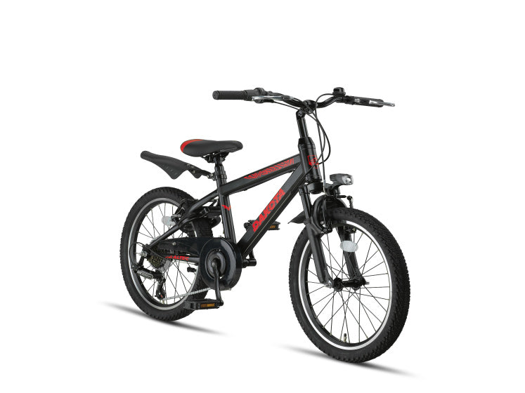 Altec dakota mtb 20 inch jongens 7v v-brakes zwart