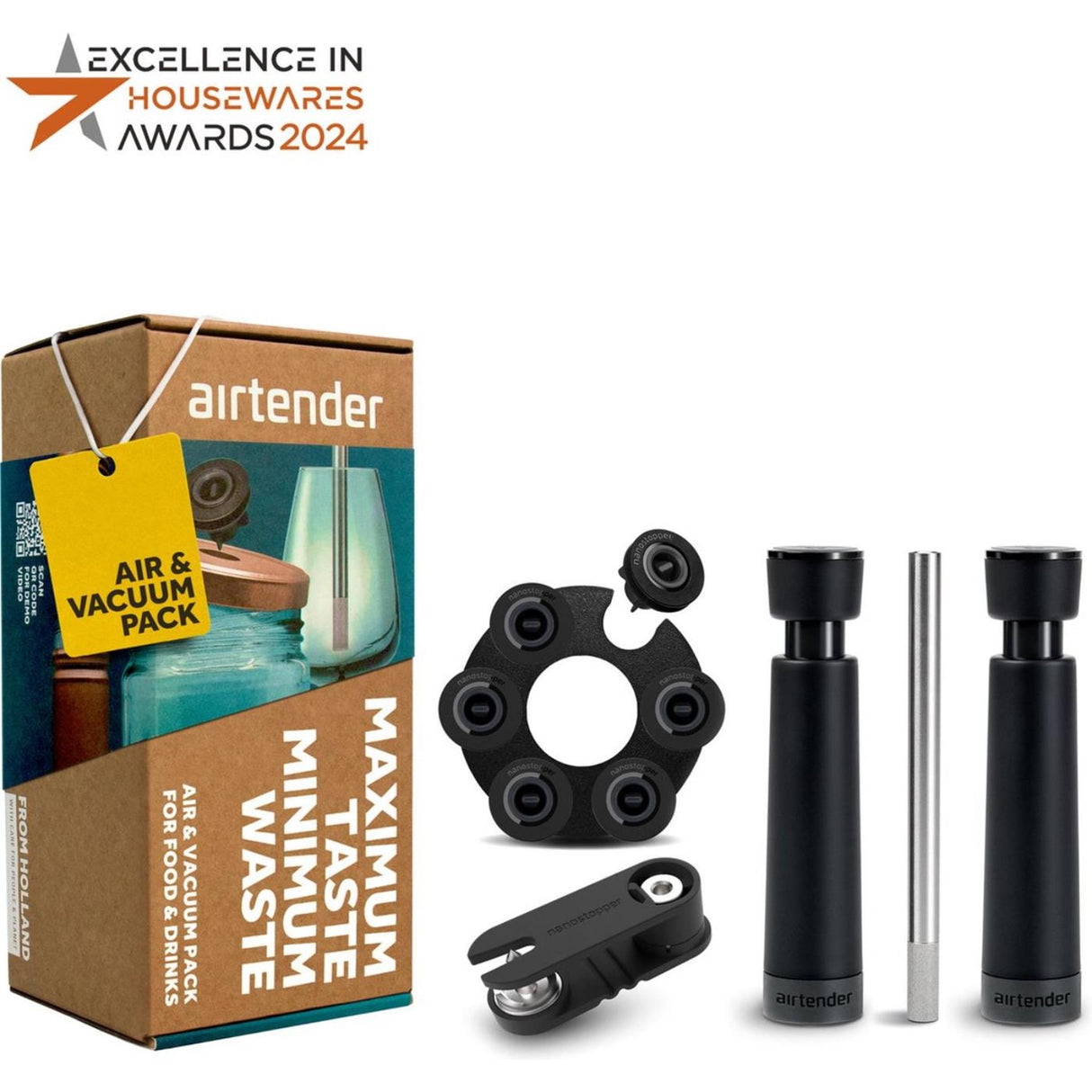 Airtender air vacuum cadeaudoos