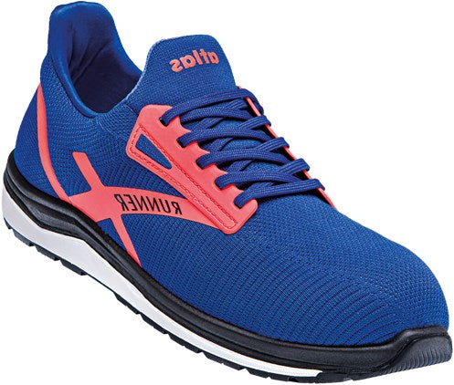 Atlas werkschoen runner 45 s1p | neon blauw | maat 45 - 4043692434407