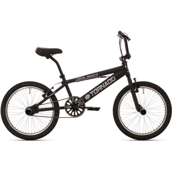Royal bmx fiets -bugatti tornado freestyle 20 inch - mat zwart