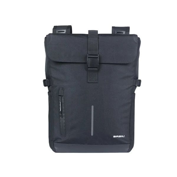 Basil tas move dubbel zwart | 30l