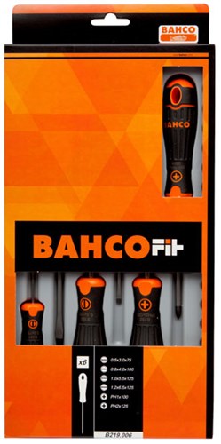 Bahco schroevendraaierset 6-delig