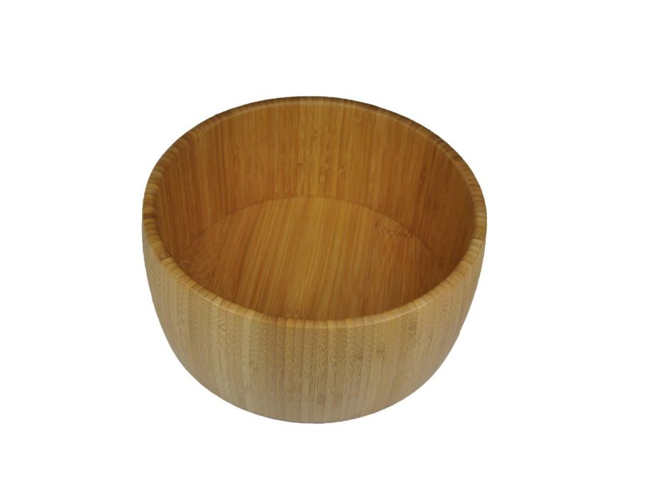 Point virgule ronde slakom uit bamboe ø 25cm h 11cm
