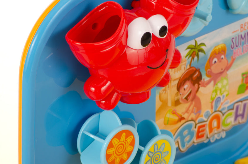 Beach toys compact zand- en watertafel met accessoires 16-delig